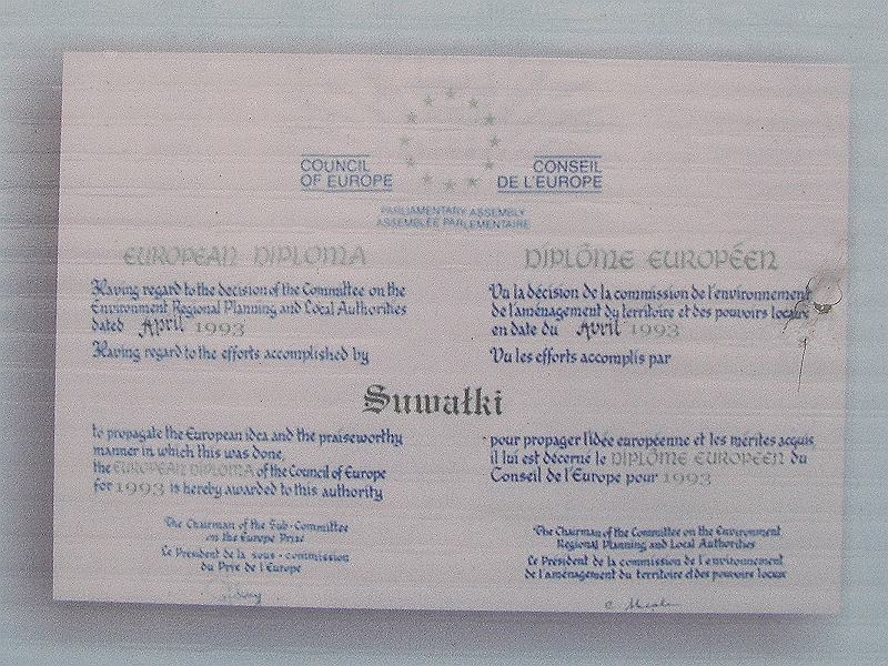 CIMG4647.JPG - [pl]dyplom Europejski dla Suwalek