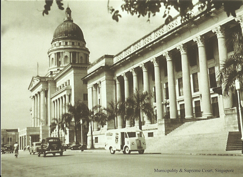 Sing-bw3.jpg - City Hall and Supreme Court ca. 1920 - will be converted to The National Art Gallery in 2015